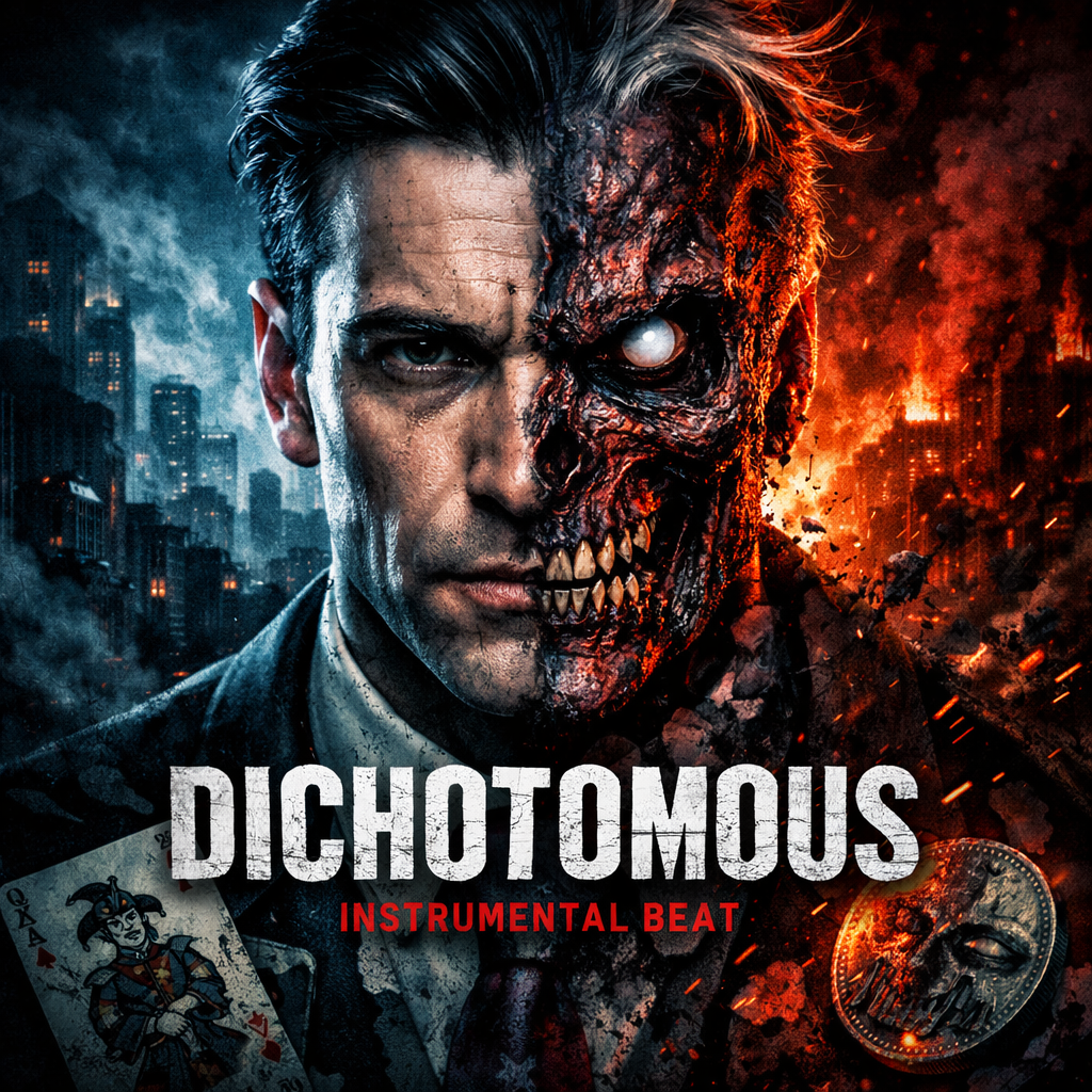 Instrumental 'Dichotomous' - Zwiespältiger Beat für Rap, Film & Gaming